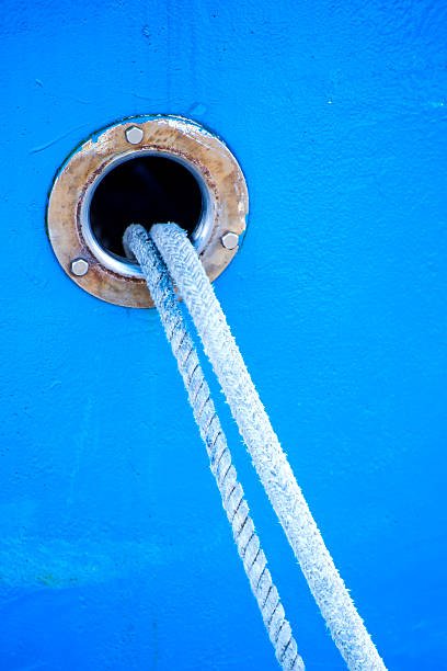 istock mooring line of a trawler 504711336