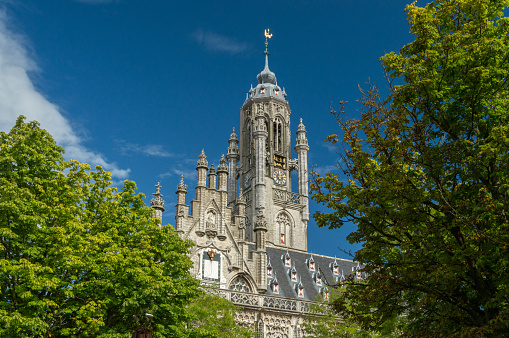 Gorgeously decorated, the former city hall is a mixture of architectural styles (14th - 17th century). Considered to be one of the most beautiful single buildings in the Netherlands, the Town Hall is an important sight in the city of Middelburg in the province Zeeland.