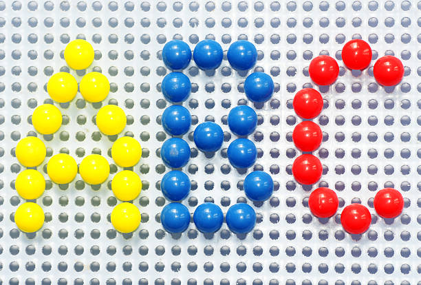 istock ABC in colorful plastic pins 504737981