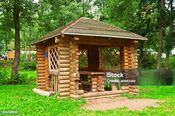 Gazebo In The Woods Stock Photo - Download Image Now - Alcove, Beauty, Day