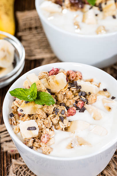 istock Portion of Banana Yogurt 504738367