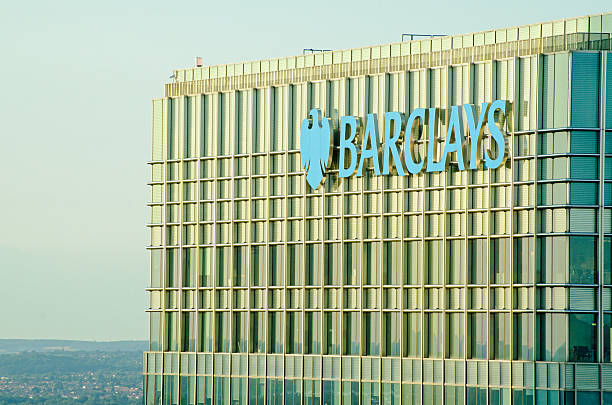 Barclays tower, Canary Wharf stock photo