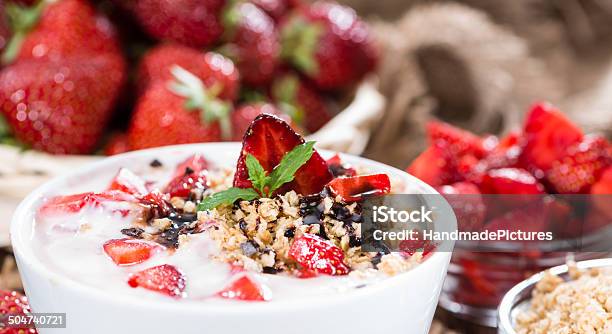Fresh Made Strawberry Yogurt Stock Photo - Download Image Now - Berry, Berry Fruit, Breakfast