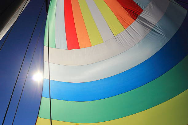 istock The wind has filled colorful spinnaker sail 504741357