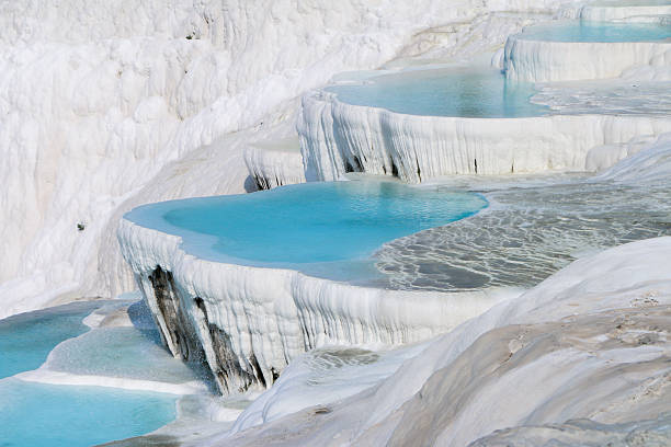 istock Pamukkale, travertine terraces 504742860
