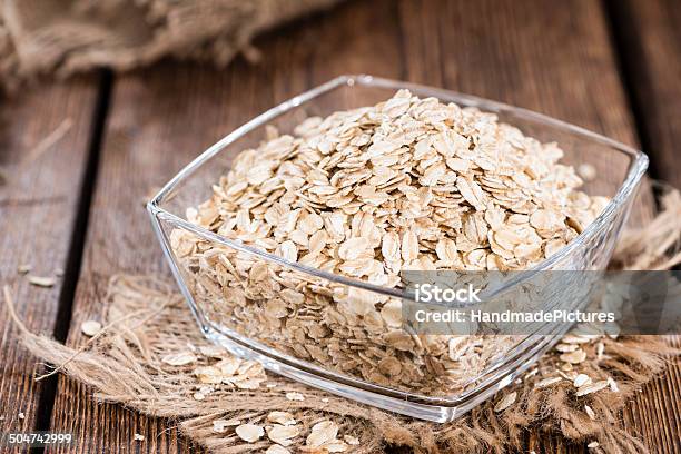 Portion Of Oatmeal Stock Photo - Download Image Now - Bowl, Breakfast Cereal, Cereal Plant