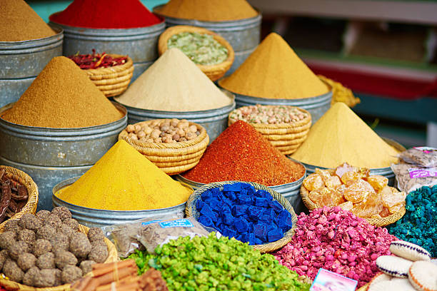 istock Selection of spices on a Moroccan market 504743504