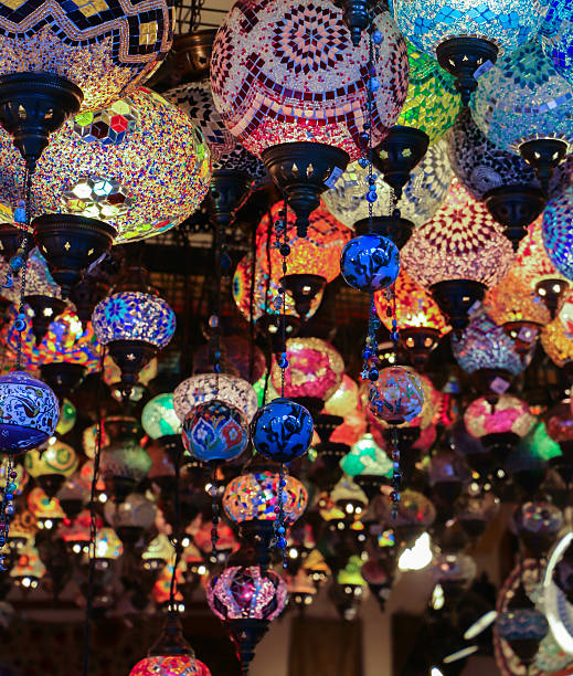 istock Oriental lamps on a Turkish bazaar 504743546