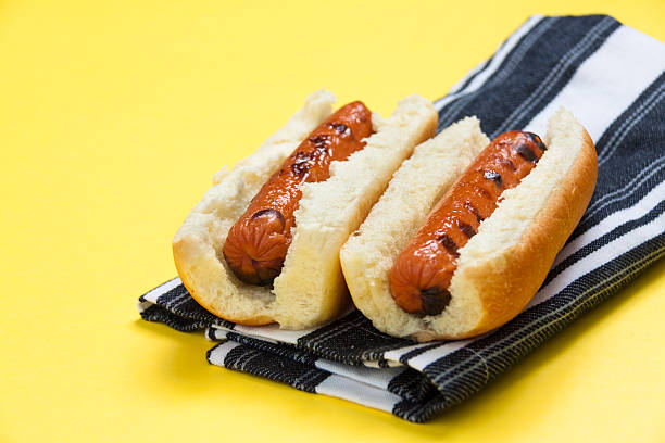 istock Grilled hot dogs 504744574