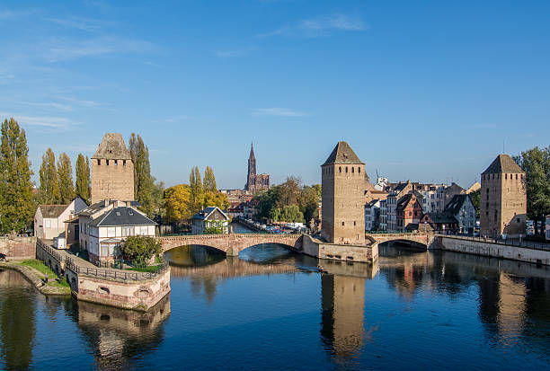 istock Medieval covered bridge in Strasbourg France 504748338