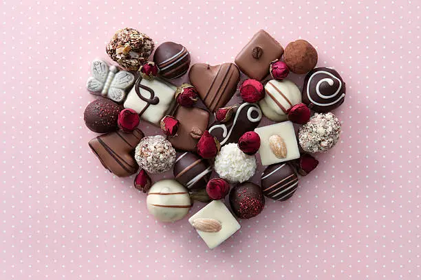 Photo of Chocolate candies heart