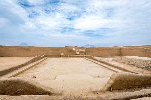 The ancient ruins of Chan Chan in Peru