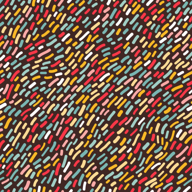 ilustrações, clipart, desenhos animados e ícones de vector fundo colorido com confete - pattern chocolate sprinkles textured