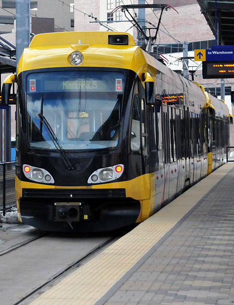 istock Transportation: Commuter Train - Light-Rail, City Metro Train 504751354