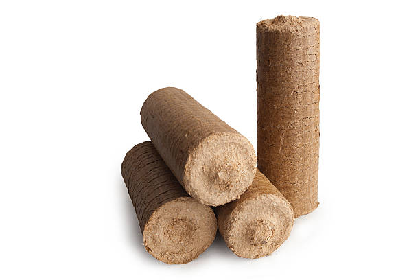 istock Energy wood briquettes 504754638