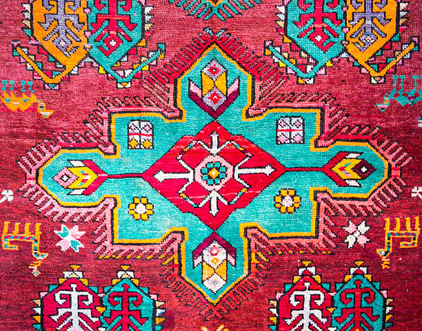 istock Armenian carpet detail 504754656