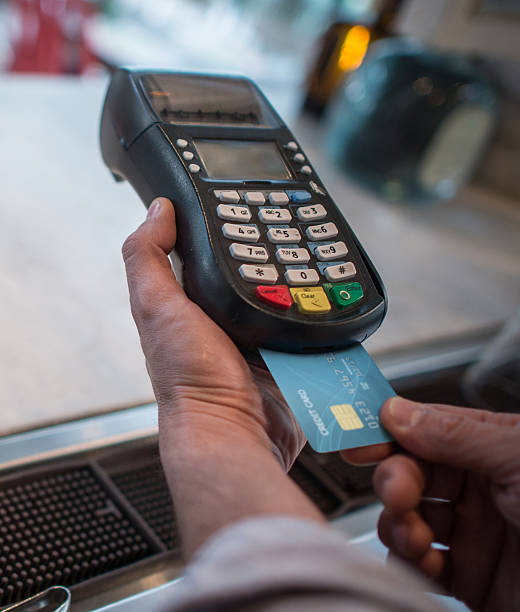 istock Paying by credit or debit card 504754958