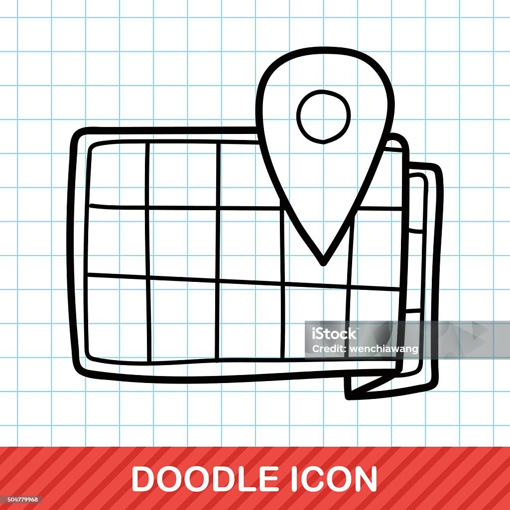 Map Doodle Stock Illustration - Download Image Now - Abstract ...
