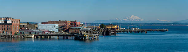 port townsend, washington. - puget sund stock-fotos und bilder