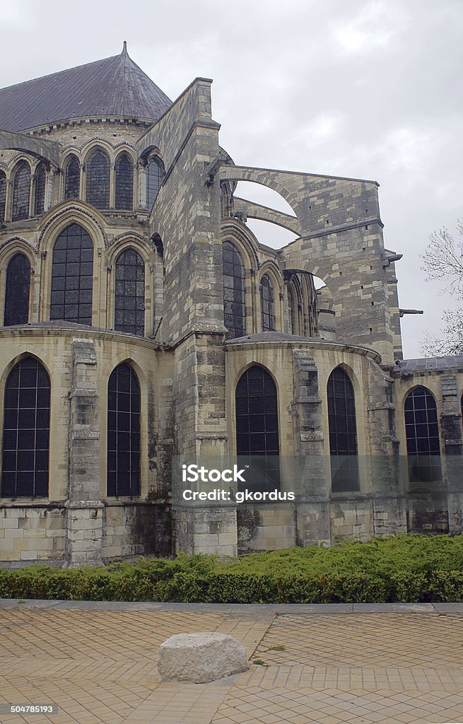 Saint Remi Basilica Saint Remi Basilica in Reims, France Architecture Stock Photo