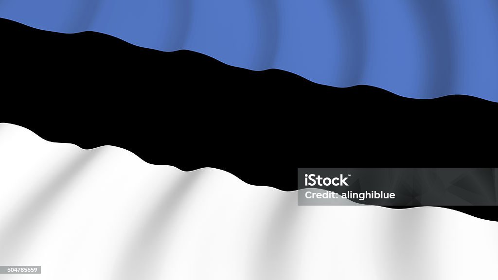 A Estónia - Royalty-free Bandeira Foto de stock