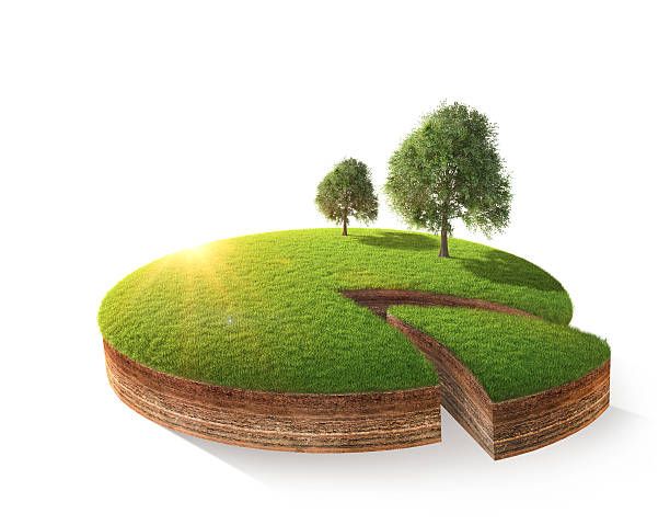 istock Cross section of little island 504787538
