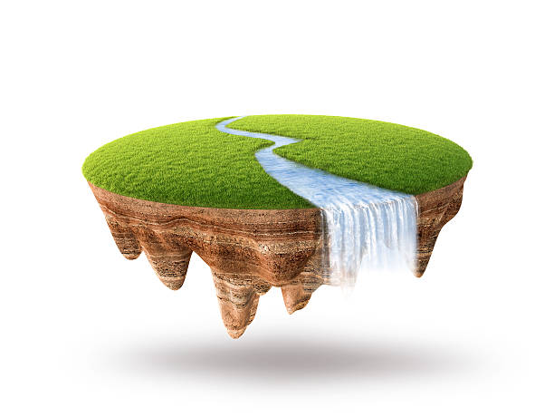 istock Cross section of little island 504787806