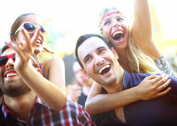 istock Young people having fun at concert. 504788437