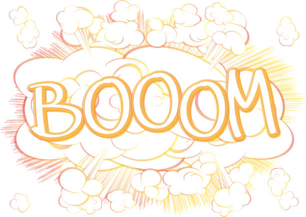 booom-комиксов стиль word. - booom stock illustrations