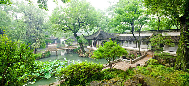 Humble Administrator's Garden, Suzhou, Jiangsu province, China stock photo