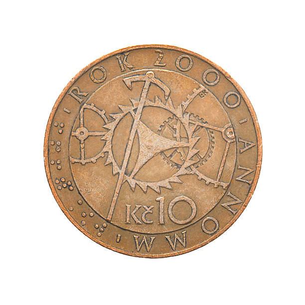 istock Ten Czech Crowns coin 504791434
