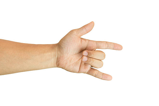 istock Love Hand Sign Isolated on White 504791718