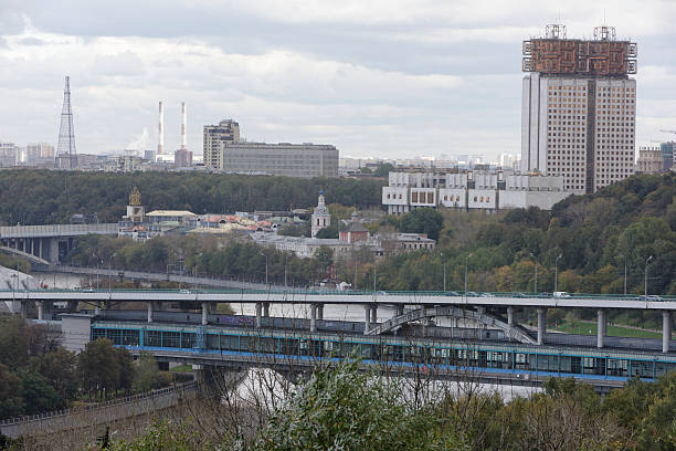 istock View from the Vorobyovy hills. Moscow 504791900