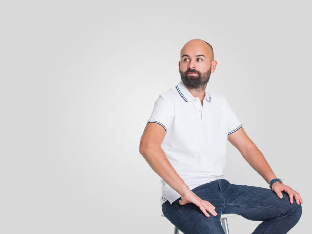 istock Portrait adult man thinking 504793676