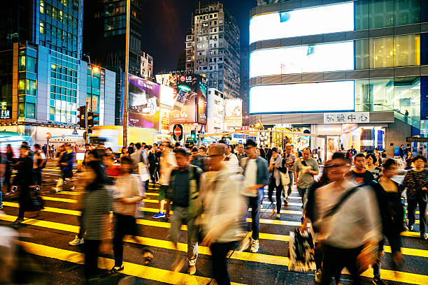 istock People Rush in  Hong Kong 504794178