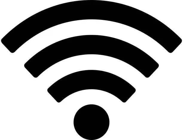 Vector illustration of Wifi icon