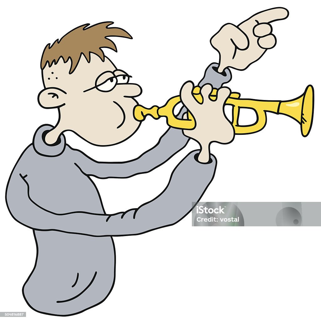 trumpeter - Векторная графика Brass Band роялти-фри