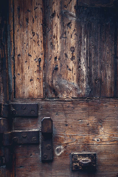 istock brown wood old door 504819278