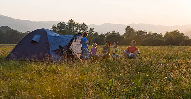 istock Family Camping in Nature 504822149