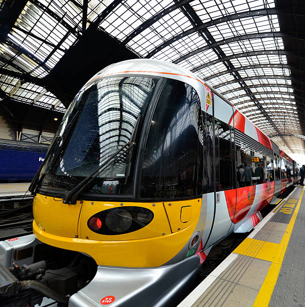 istock English Train in Paddington Station 504822315