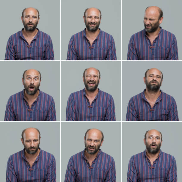 istock Mature man making facial expressions 504823003