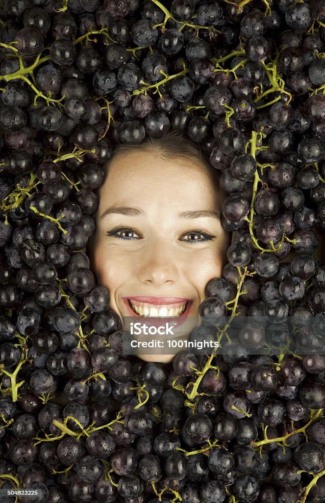 Chica de uva - Foto de stock de Adulto libre de derechos