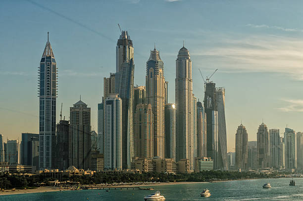 istock Dubai Marina Skyscrapers 504825810