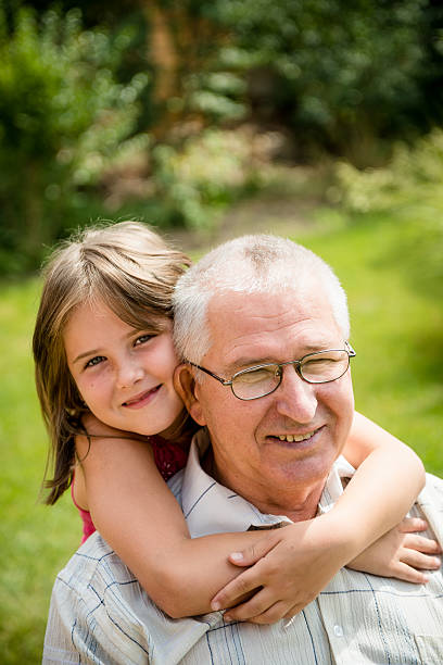 istock Happy grandfather with grandchild 504827908