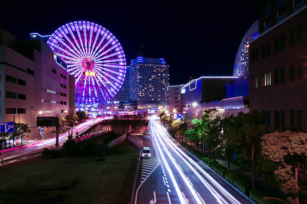 istock Winter night view in Yokohama in Japan. 504829764
