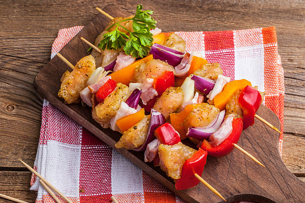 istock Raw beef skewers ready for grilling 504830732