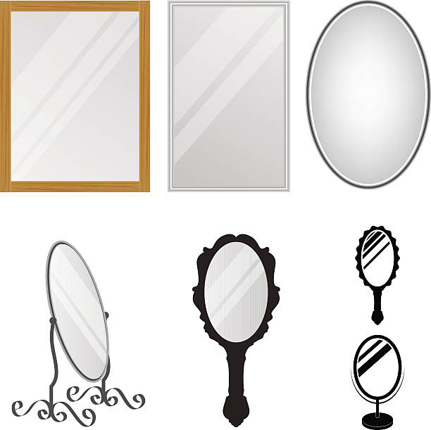 Mirrors Mirrors mirror object drawings stock illustrations