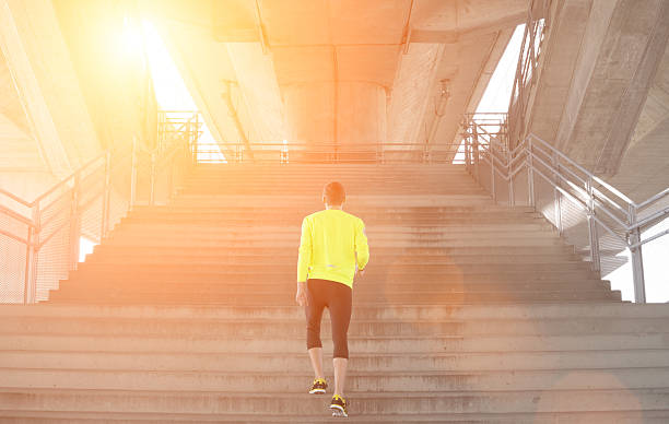 istock Urban Jogger on a Bridge. 504853538
