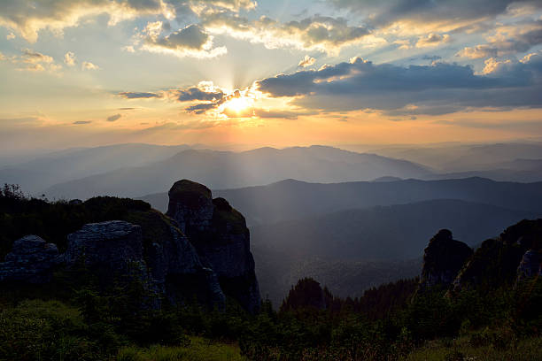 istock landscape at sunset/sunrise in summer 504853698