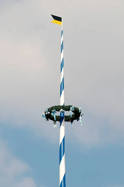 Traditional Bavarian Maypole